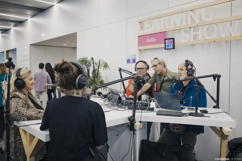 Carine, Yannig, Sébastien et Thaïs en direct de la radio événementielle du learning show 2025