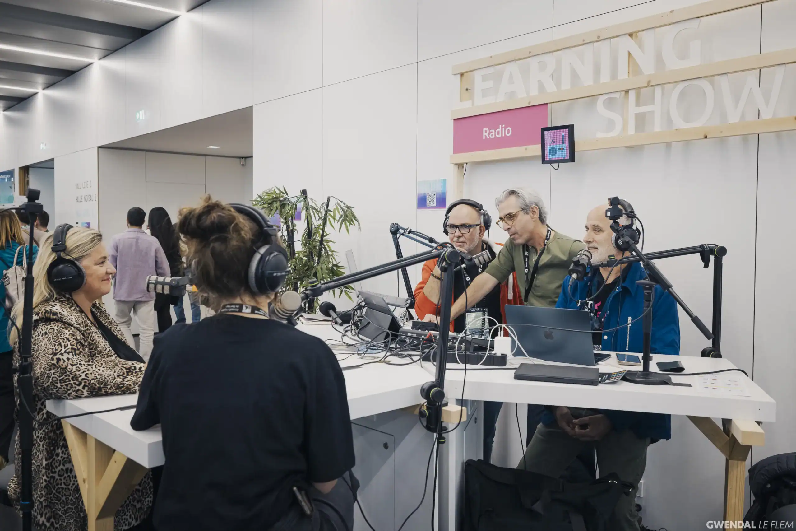 Carine, Yannig, Sébastien et Thaïs en direct de la radio événementielle du learning show 2025