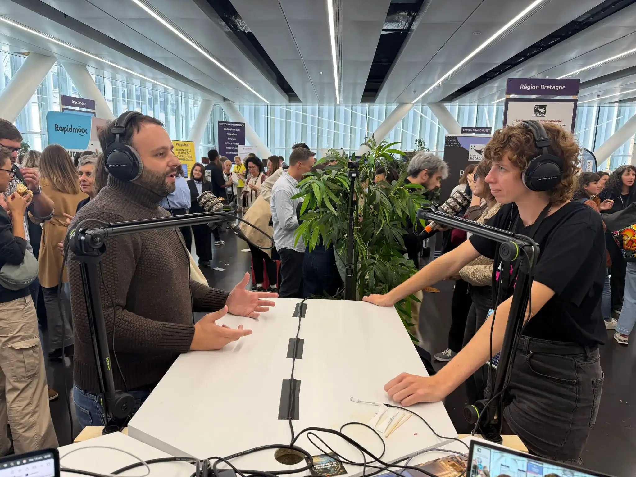 Marion Trigodet et Raphaël Grasset en direct de la live radio du learning show 2025